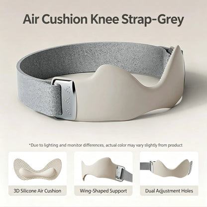 2 Packs Airbag Patellar Tendon Support Strap, Adjustable Breathable anti Slip Knee Brace for Tendonitis Pain Knee Relief Exercise, Run, Hike,Play Ball, High Jump, Climb