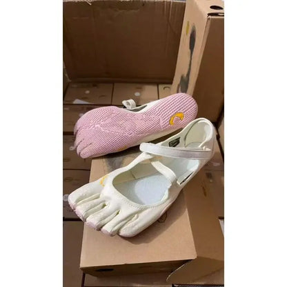 V-You Know Unisex Five Fingers Barefoot Yoga Shoes, Wide Toe Boxminimalist Training Footwear for Men & Women. Soft Flexiblesplit Toe Design Offers Great Comfort.