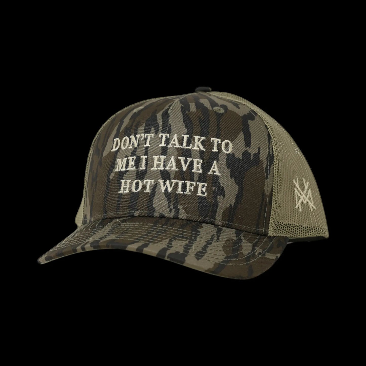 Don'T Talk to Me I Have a Hot Wife Premium Trucker Snapback Hat
