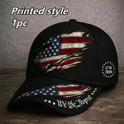 250Th Anniversary Print Baseball Cap, Adjustable Unisex Sun Cap, Suitable for Everyday Wear and Casual Style