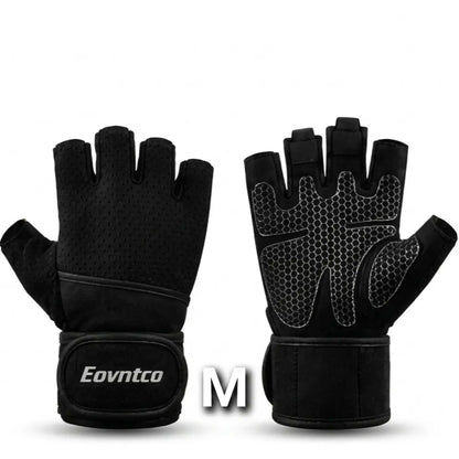 Gym Gloves for Men & Women with Built-In Wrist Support – Anti-Slip Workout Gloves for Weightlifting, Crossfit, Yoga, Cycling, Climbing, Outdoor Work & Multi-Sport Exercises