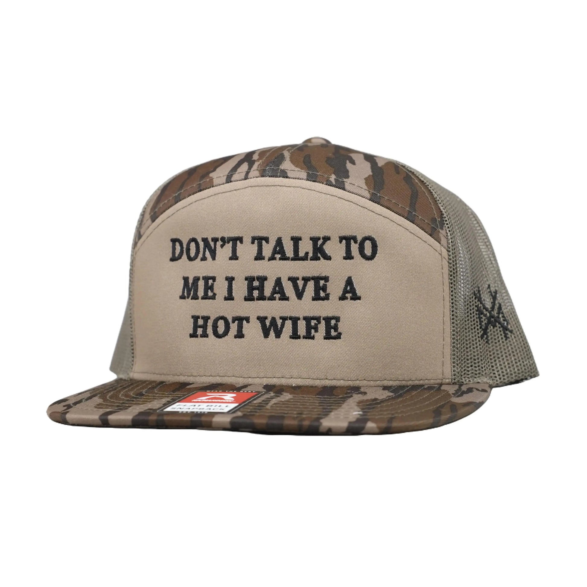 Don'T Talk to Me I Have a Hot Wife Premium Trucker Snapback Hat