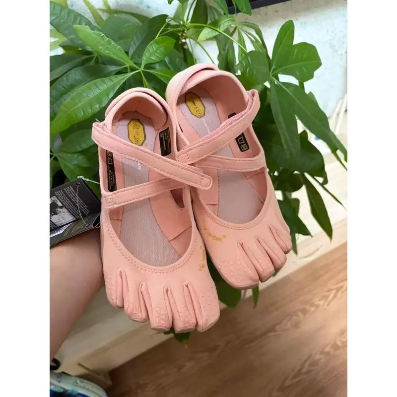 V-You Know Unisex Five Fingers Barefoot Yoga Shoes, Wide Toe Boxminimalist Training Footwear for Men & Women. Soft Flexiblesplit Toe Design Offers Great Comfort.