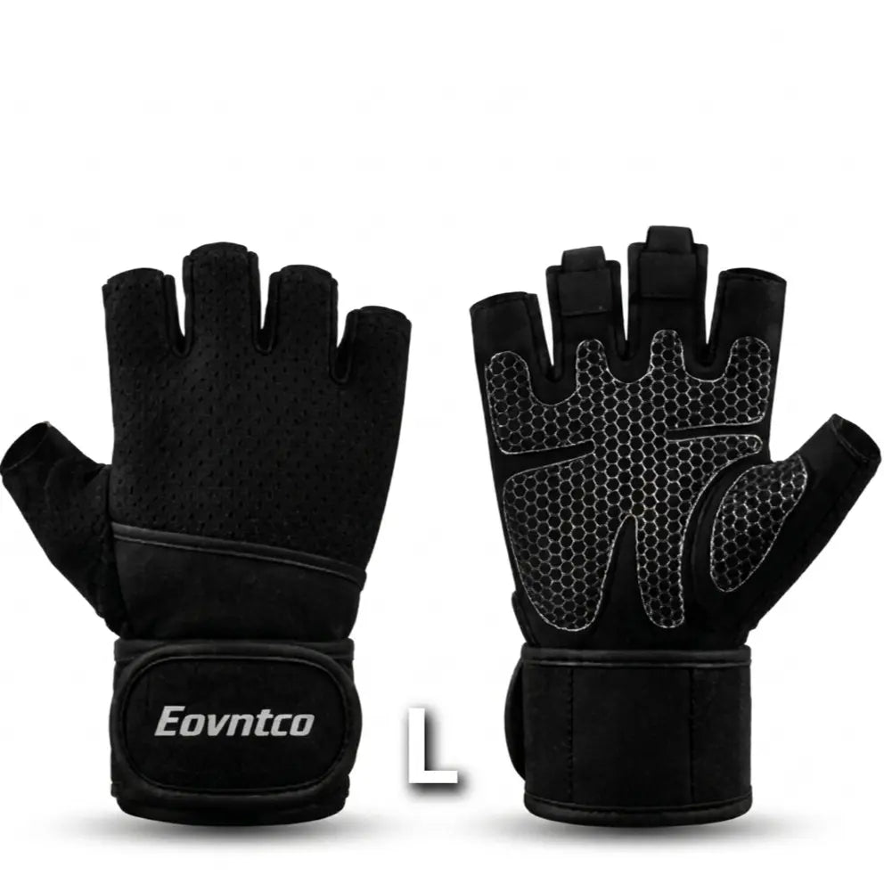 Gym Gloves for Men & Women with Built-In Wrist Support – Anti-Slip Workout Gloves for Weightlifting, Crossfit, Yoga, Cycling, Climbing, Outdoor Work & Multi-Sport Exercises
