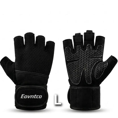 Gym Gloves for Men & Women with Built-In Wrist Support – Anti-Slip Workout Gloves for Weightlifting, Crossfit, Yoga, Cycling, Climbing, Outdoor Work & Multi-Sport Exercises