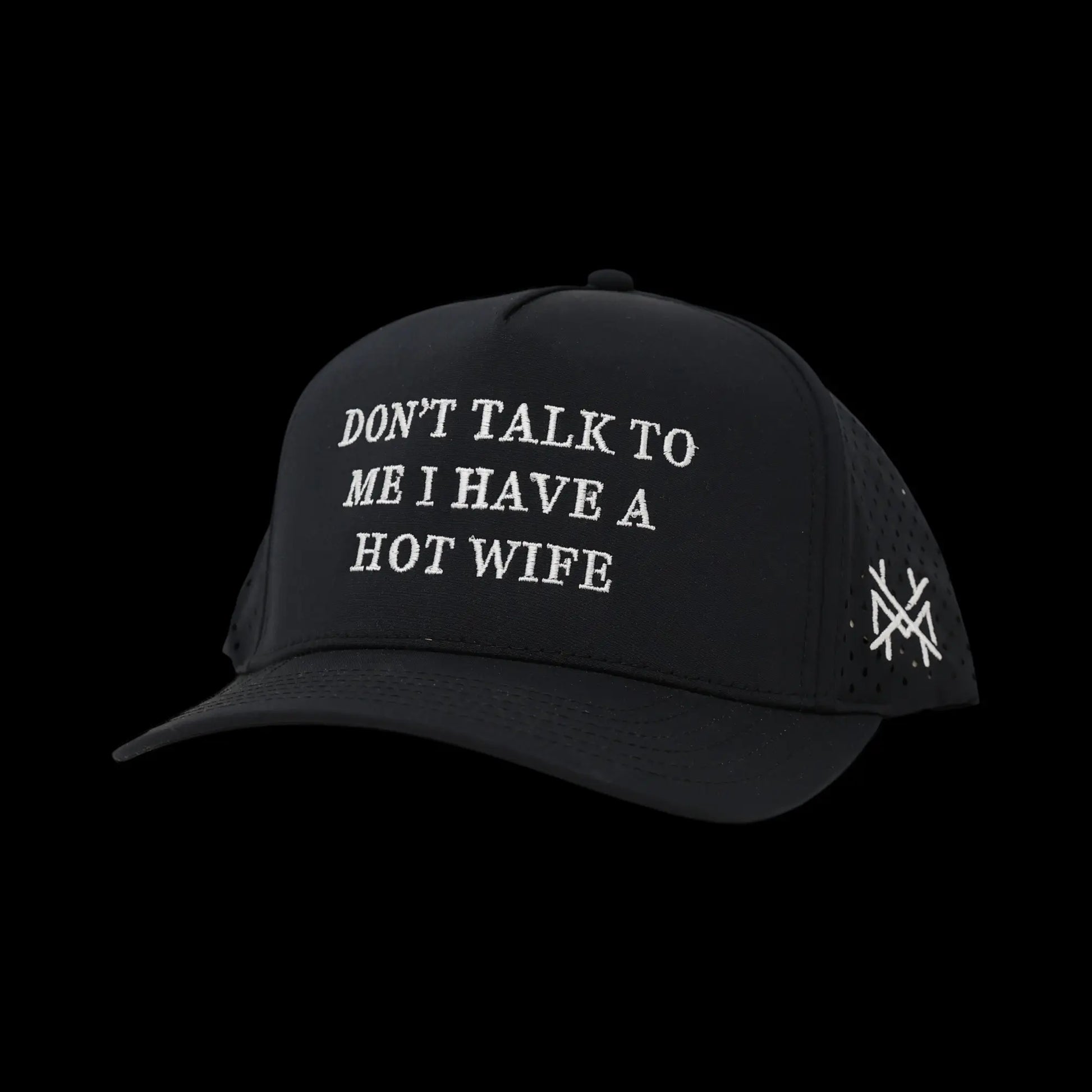 Don'T Talk to Me I Have a Hot Wife Premium Trucker Snapback Hat