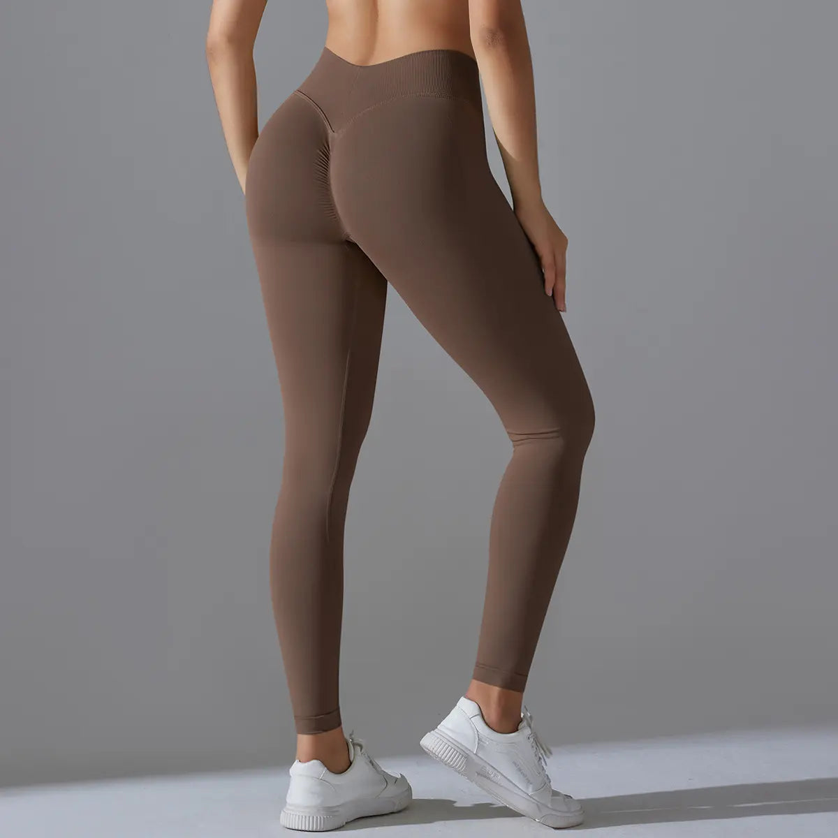 UPGROTH Women'S Fitness Seamless Knitted Sports Pants - High Waist Leggings, Quick-Dry, Breathable V-Waist Gym Workout Sportswear, Activewear for Yoga, Fitness, Activewear Fitness, Breathable Activewear Bottoms