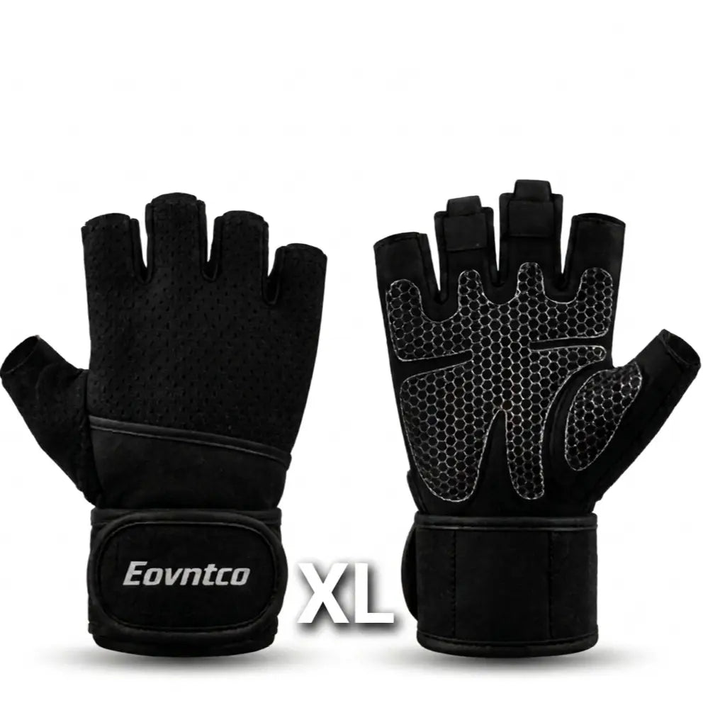 Gym Gloves for Men & Women with Built-In Wrist Support – Anti-Slip Workout Gloves for Weightlifting, Crossfit, Yoga, Cycling, Climbing, Outdoor Work & Multi-Sport Exercises