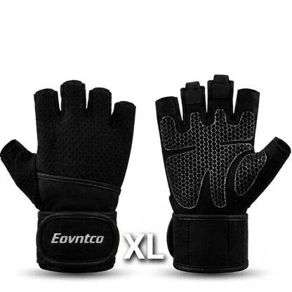 Gym Gloves for Men & Women with Built-In Wrist Support – Anti-Slip Workout Gloves for Weightlifting, Crossfit, Yoga, Cycling, Climbing, Outdoor Work & Multi-Sport Exercises