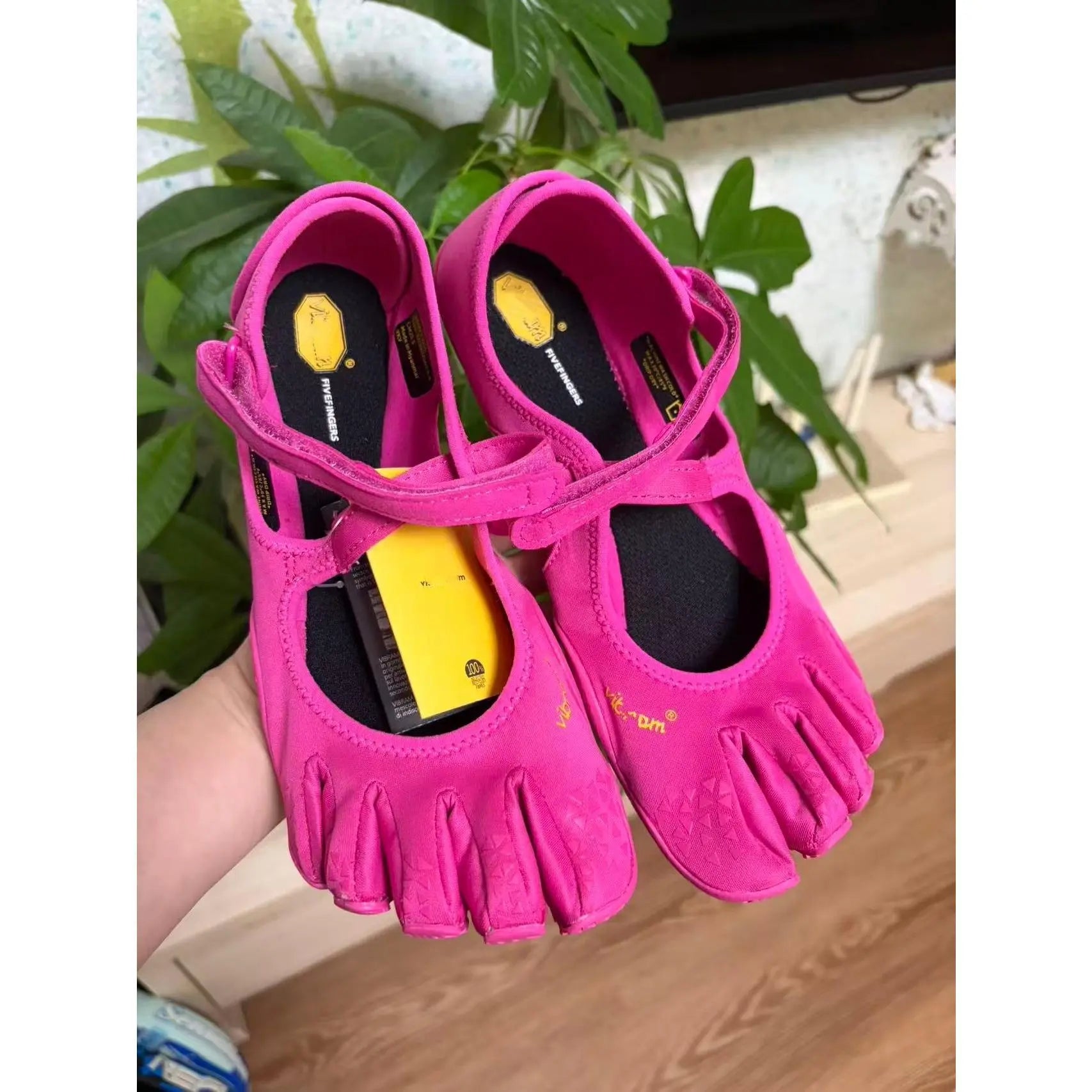 V-You Know Unisex Five Fingers Barefoot Yoga Shoes, Wide Toe Boxminimalist Training Footwear for Men & Women. Soft Flexiblesplit Toe Design Offers Great Comfort.