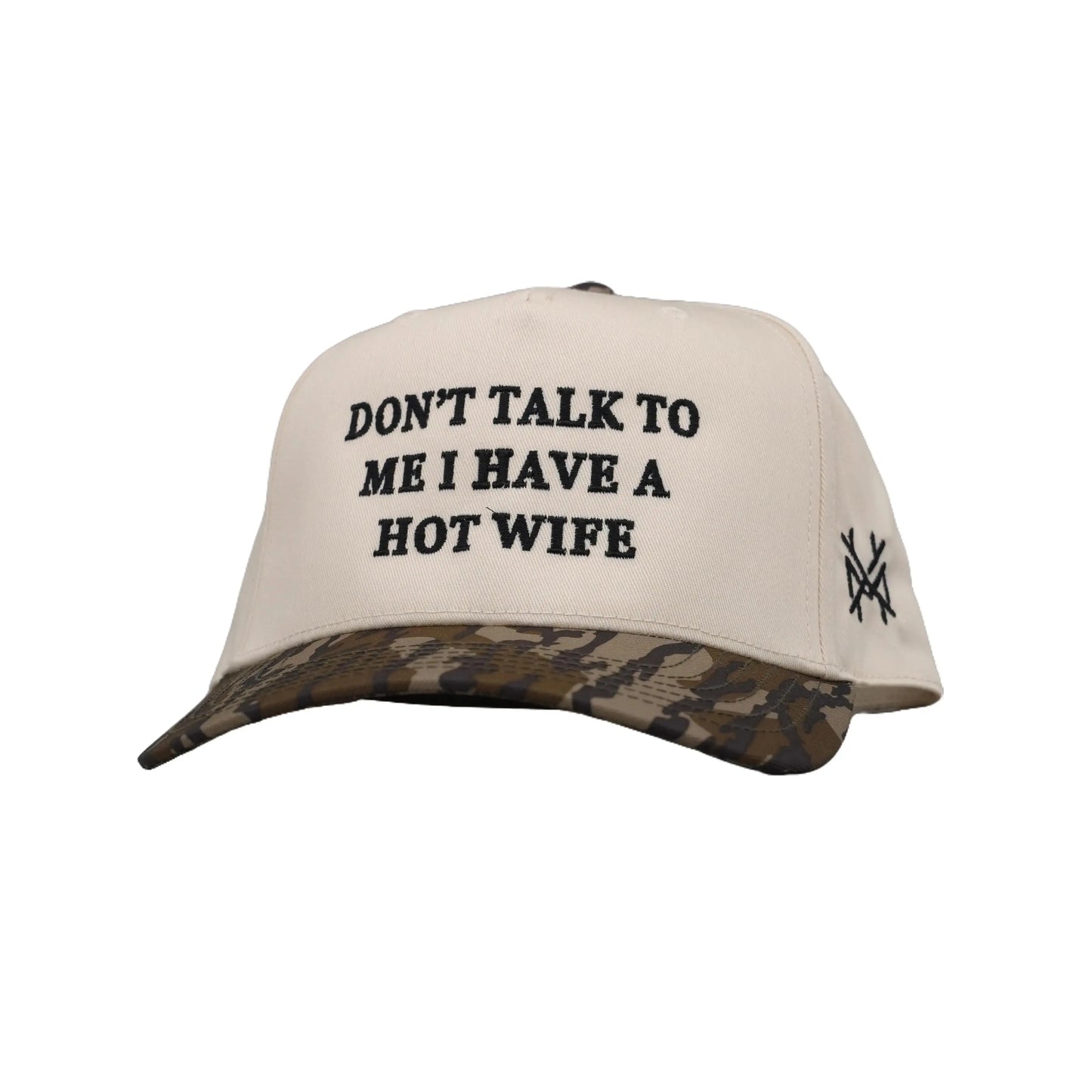 Don'T Talk to Me I Have a Hot Wife Premium Trucker Snapback Hat