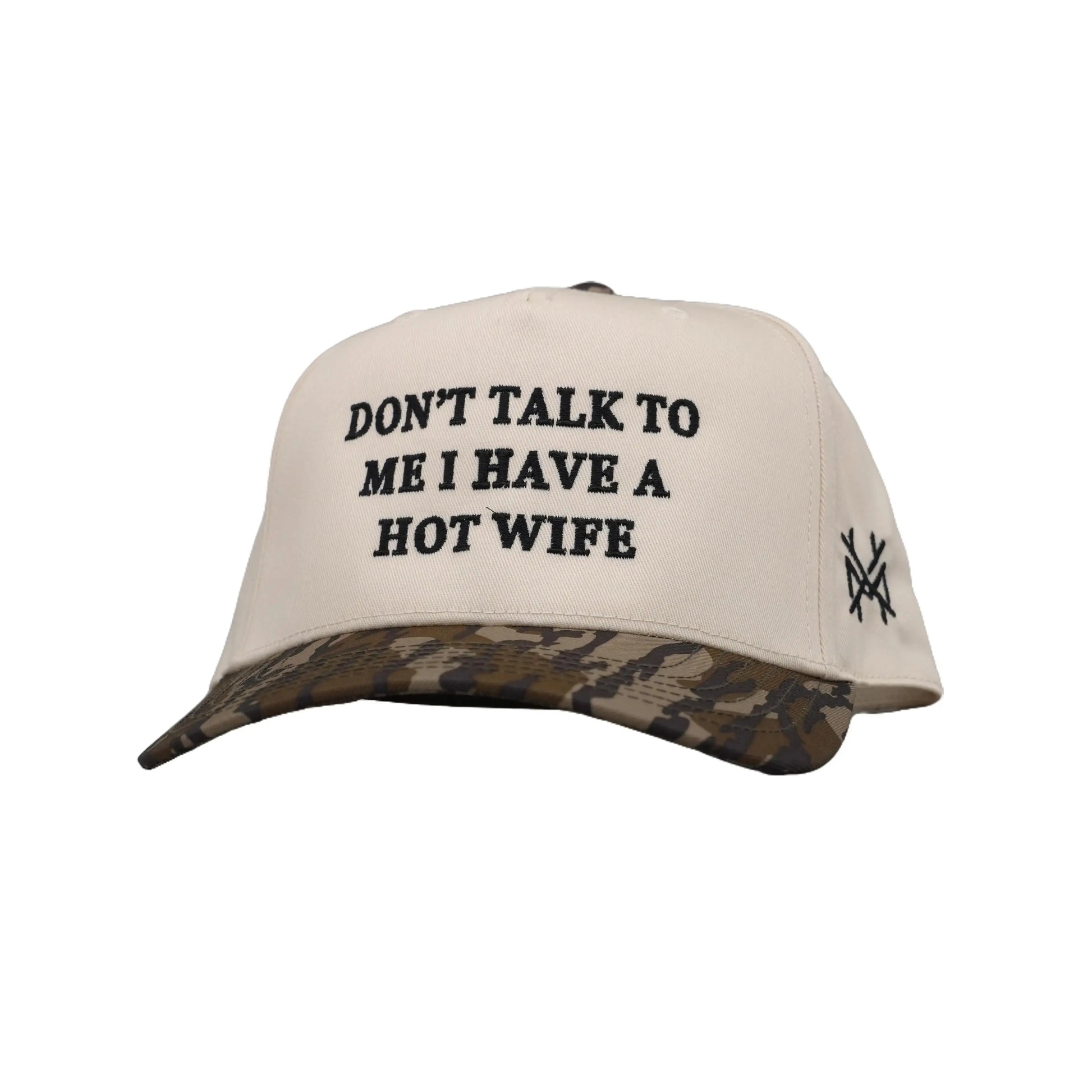 Don'T Talk to Me I Have a Hot Wife Premium Trucker Snapback Hat