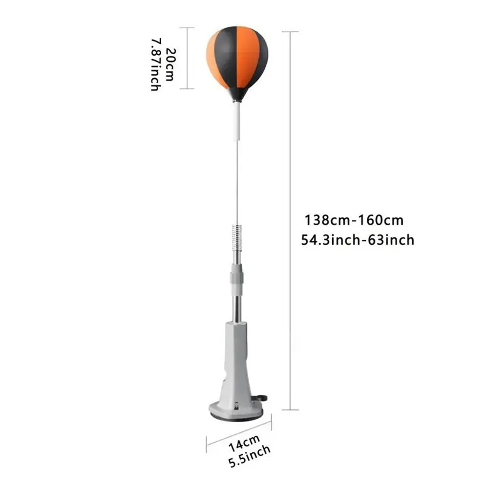 Punching Bag with Stand Punching Reflex Ball Set Height Adjustable Boxing Equipment for Training Boxing & Fitness