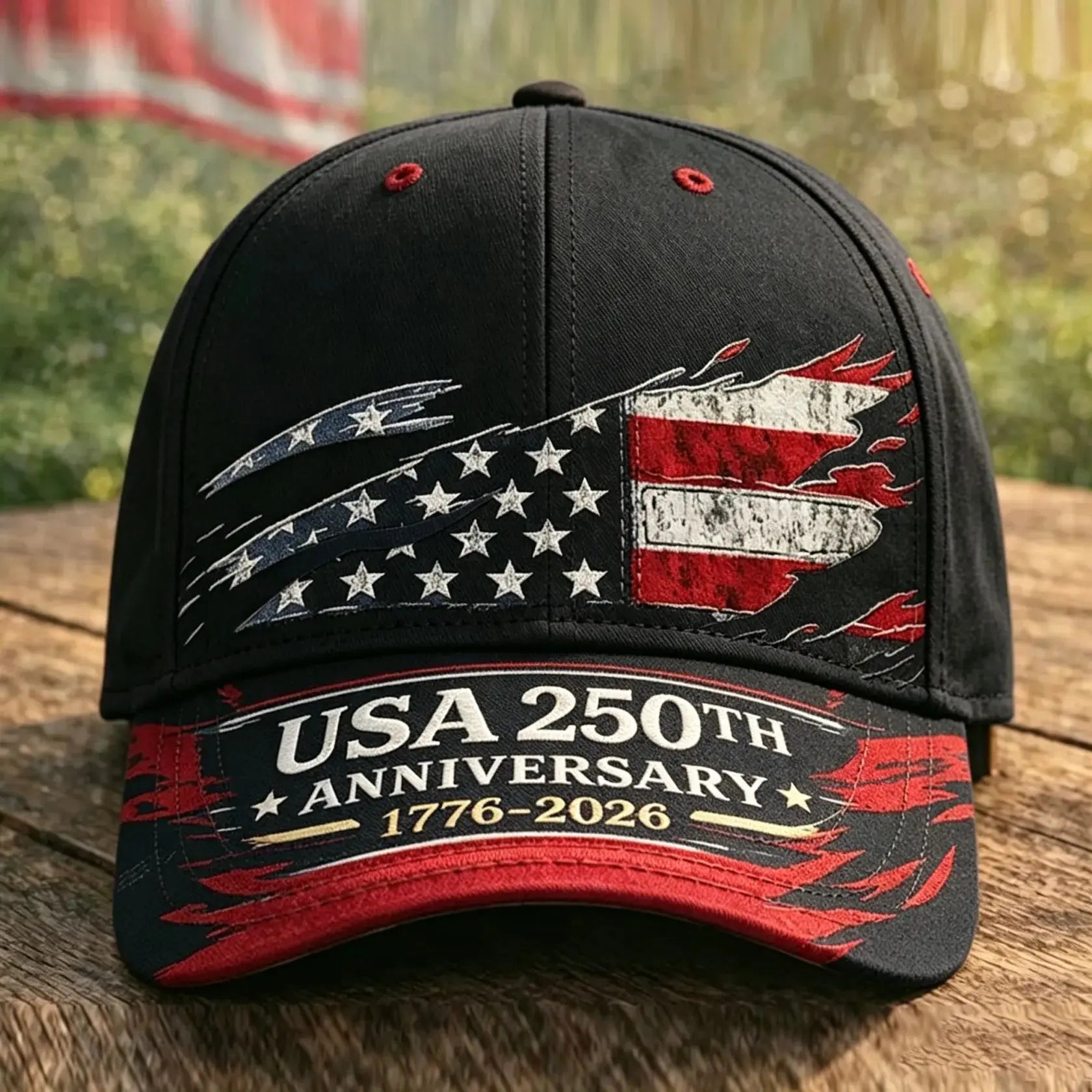 250Th Anniversary Print Baseball Cap, Adjustable Unisex Sun Cap, Suitable for Everyday Wear and Casual Style