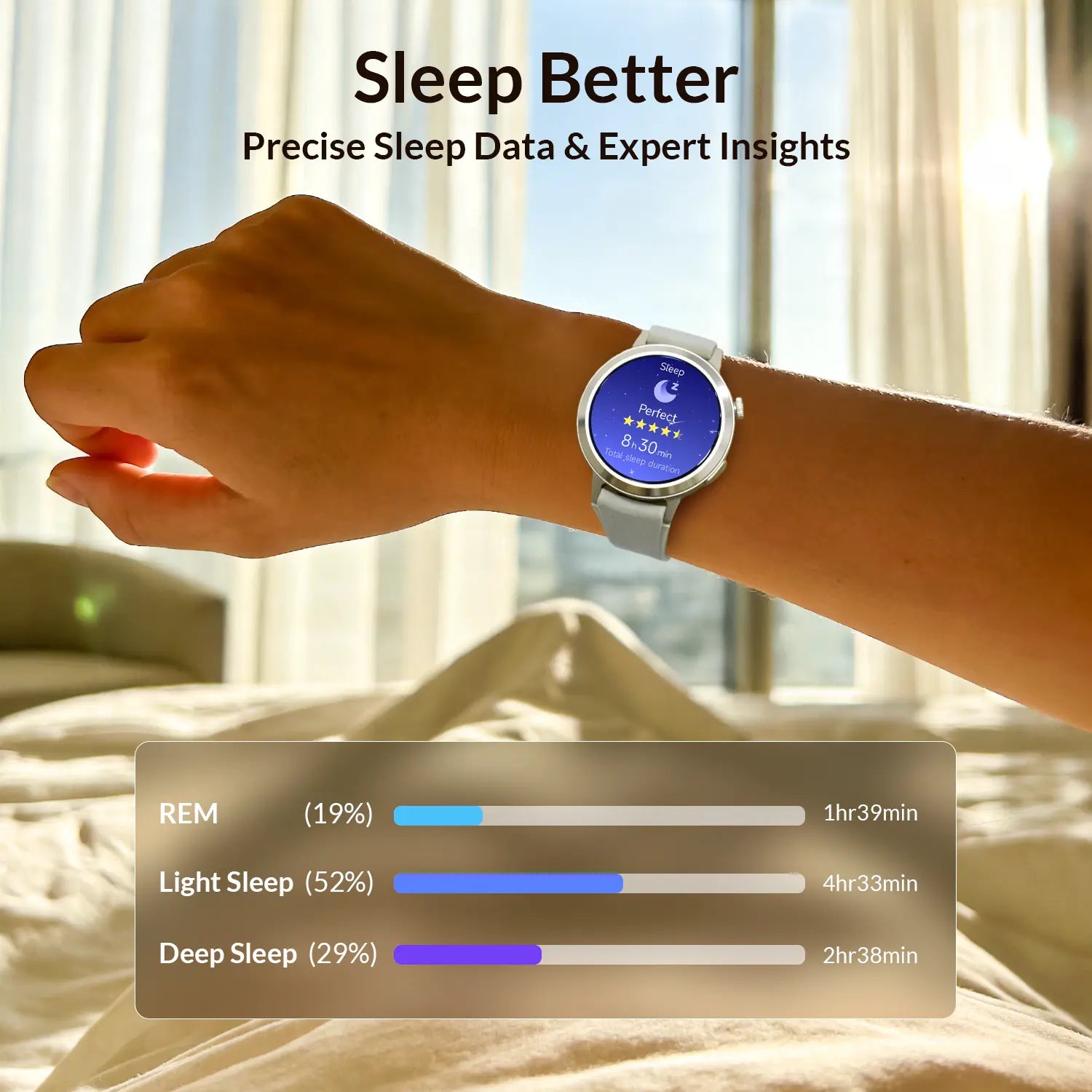 Fanysmartwatch for Women-Amoled Display,110+Sport Modes(Including Running)Bluetooth Fitness Tracker,Heart Rate/Sleep/Spo2Monitoring,7-Day Battery,Water Resistant,Free Android App,Ultra-Sleek Lightweight round Cloudcream White Wearable Tiktokshopsummersale