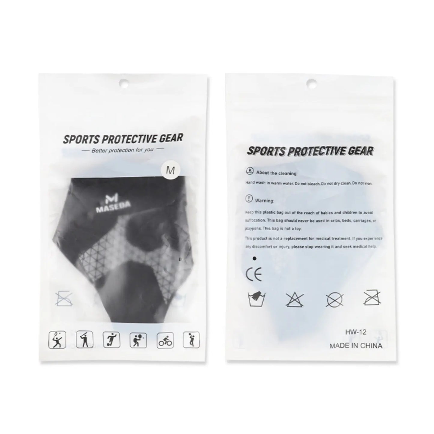 Professional Sports Ankle Brace (2-Pair Value Pack, Size M) - Anti-Sprain Stabilizing Support, Adjustable, Ideal for Injury Prevention during Fitness, Running